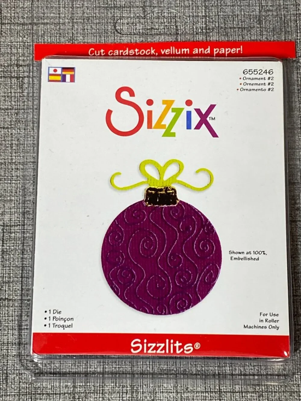 NEW Sizzix BigZ Die Christmas Tree & Noel 656951 Bundle Santa Turkey 4pc Lot NOS